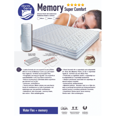 Saltea MEMORY SUPER CONFORT 90x200 H20